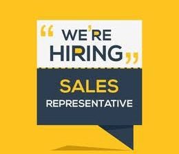 Vacancy – Sales Representative