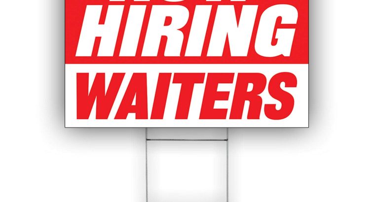 Vacancy – Waiters